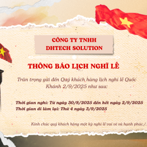  THÔNG BÁO LỊCH NGHỈ LỄ QUỐC KHÁNH 2/9/2025