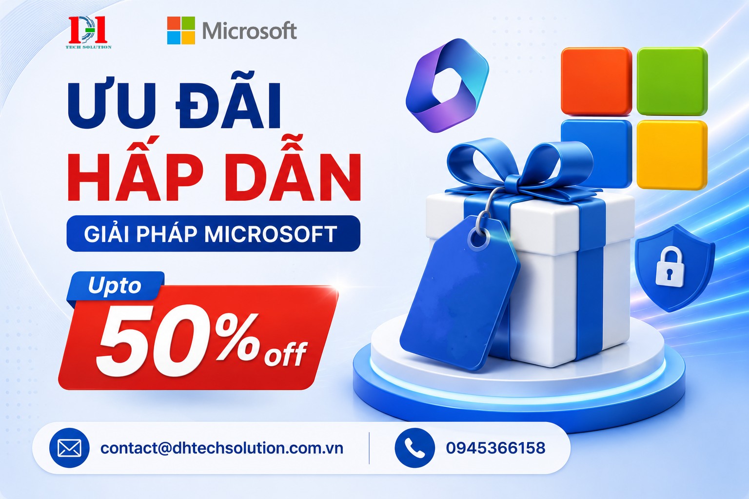 Ưu đãi Microsoft 365 Copilot 2026 | Giảm đến 50% – Triển khai cùng DHtech