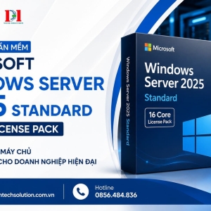 Bản quyền Phần mềm Microsoft Windows Server 2025 Standard – 16 Core License Pack: Nền tảng máy chủ mạnh mẽ cho doanh nghiệp hiện đại