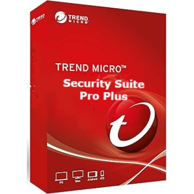 Trend Micro Security Suite Pro Plus - 3 Devices 12 Months